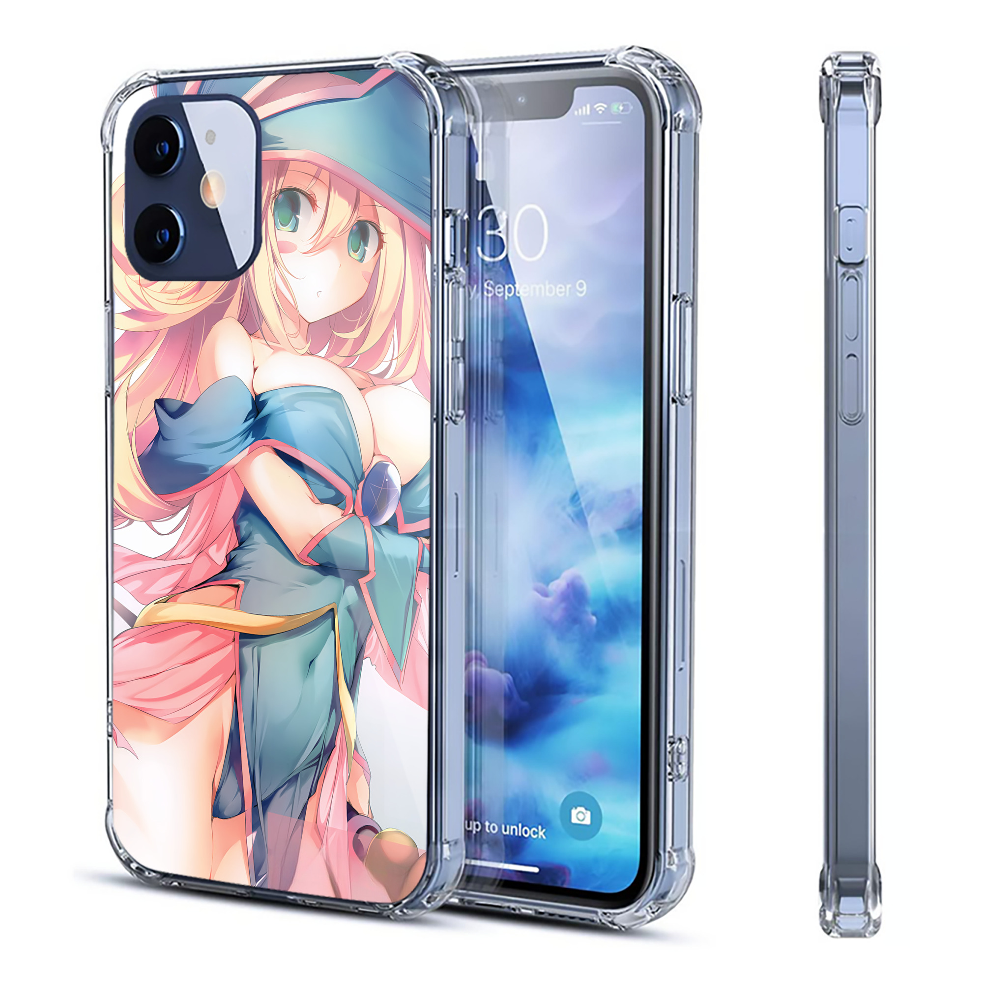 （画像用） 遊☆戯☆王 Yu-Gi-Oh! 【iPhone 12シリーズ対応】透明スマホケース（クリアソフトケース）
